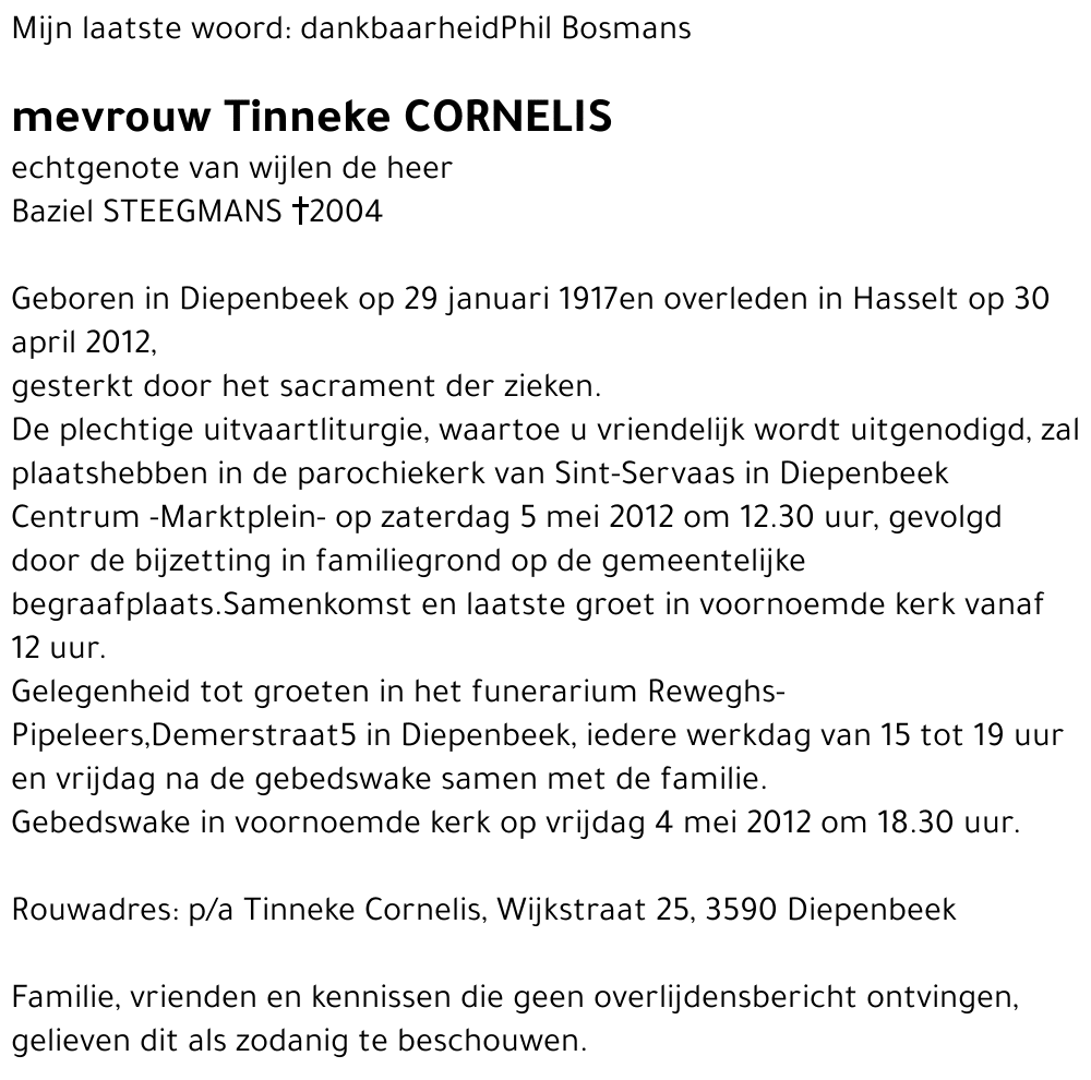 Tinneke Cornelis