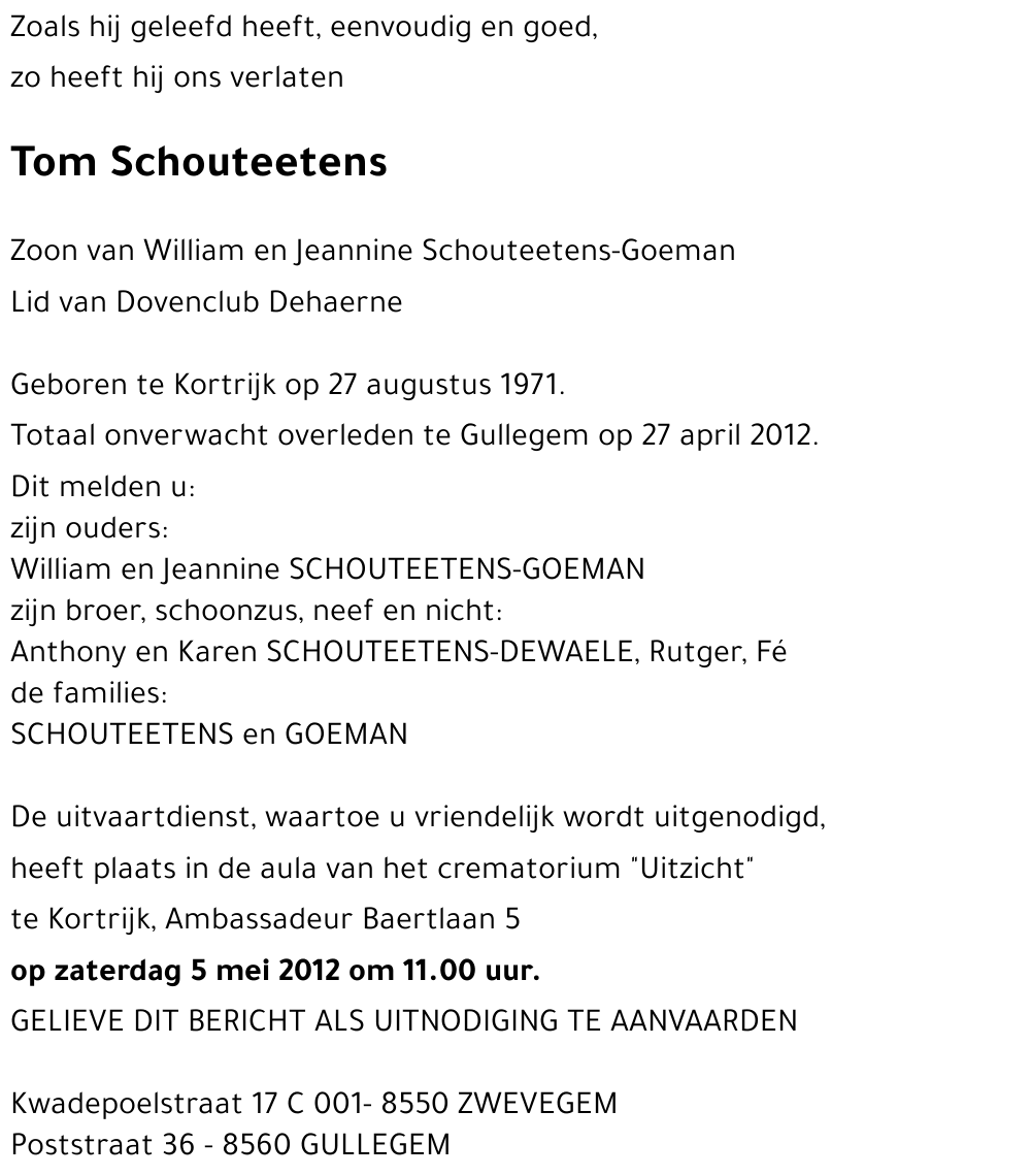 Tom Schouteetens