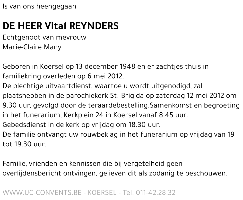 Vital Reynders