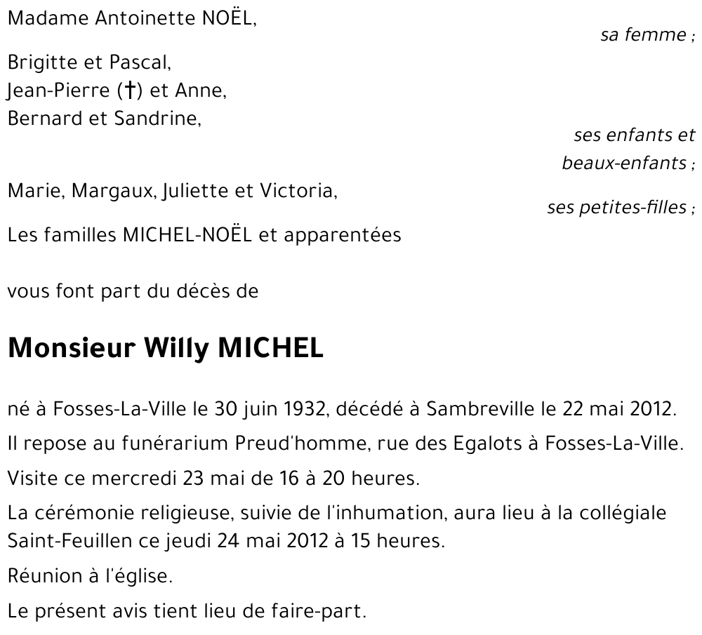 Willy MICHEL