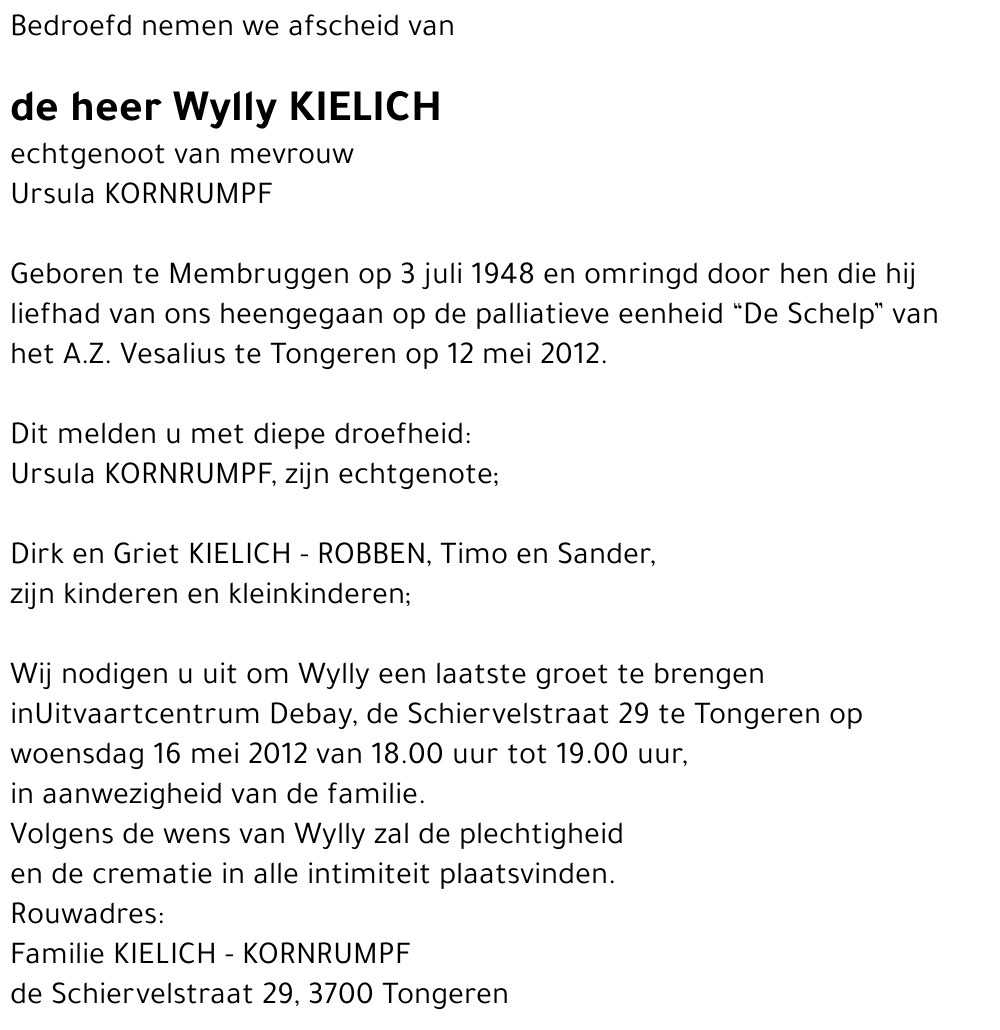 Wylly KIELICH