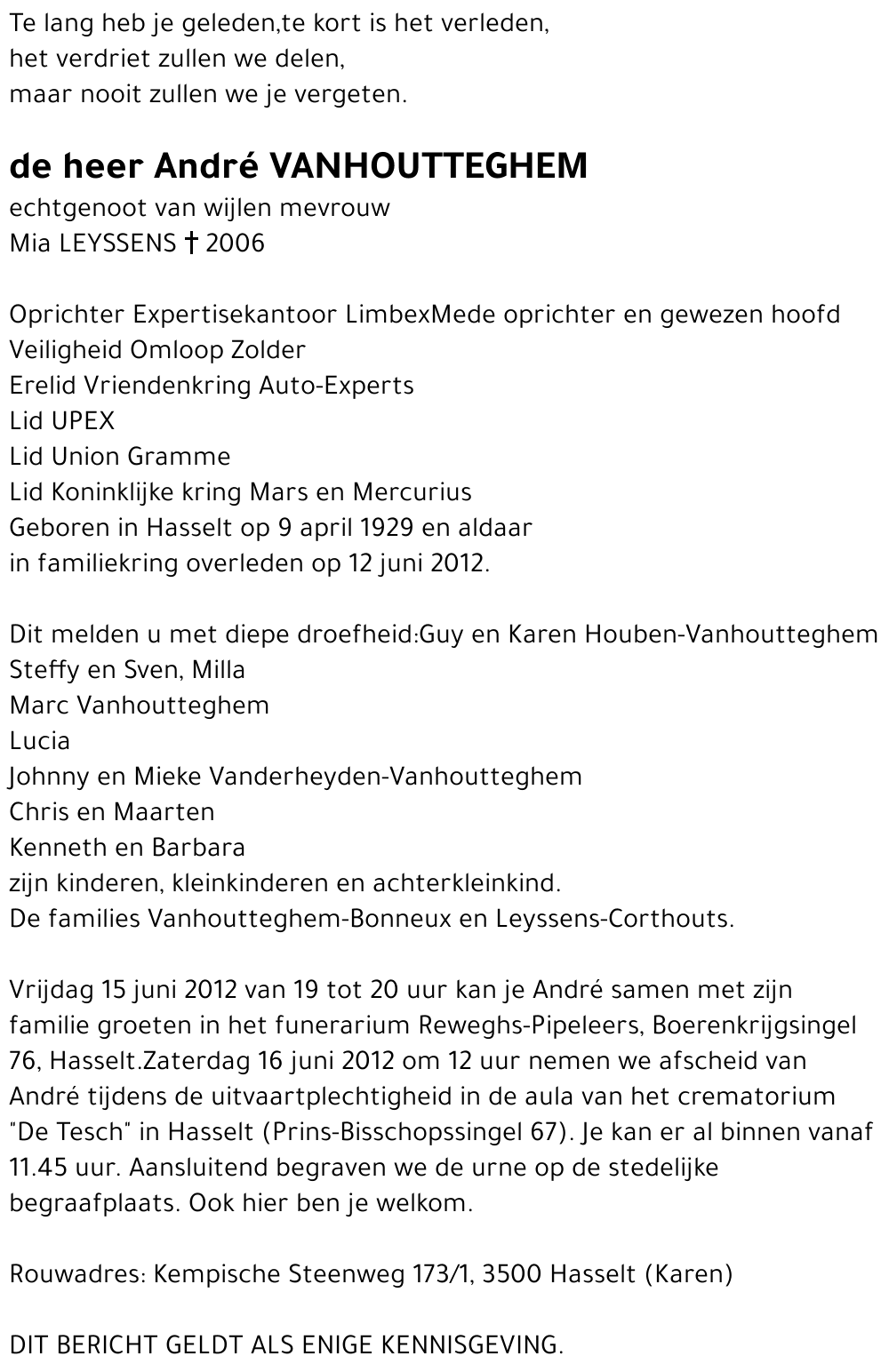 André Vanhoutteghem