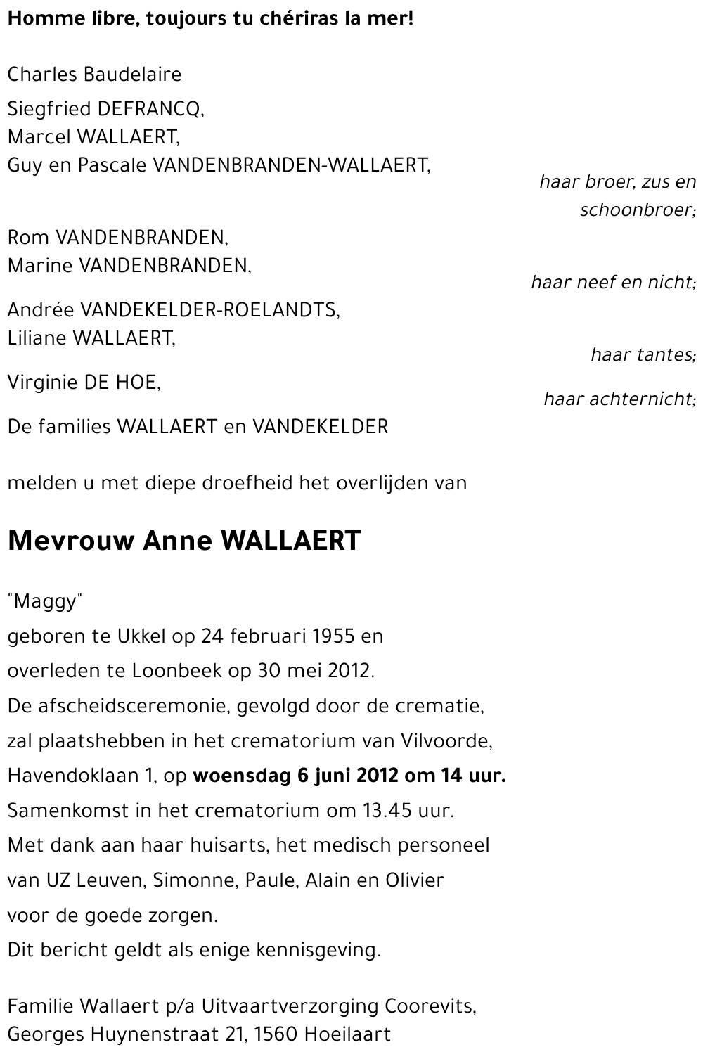Anne WALLAERT
