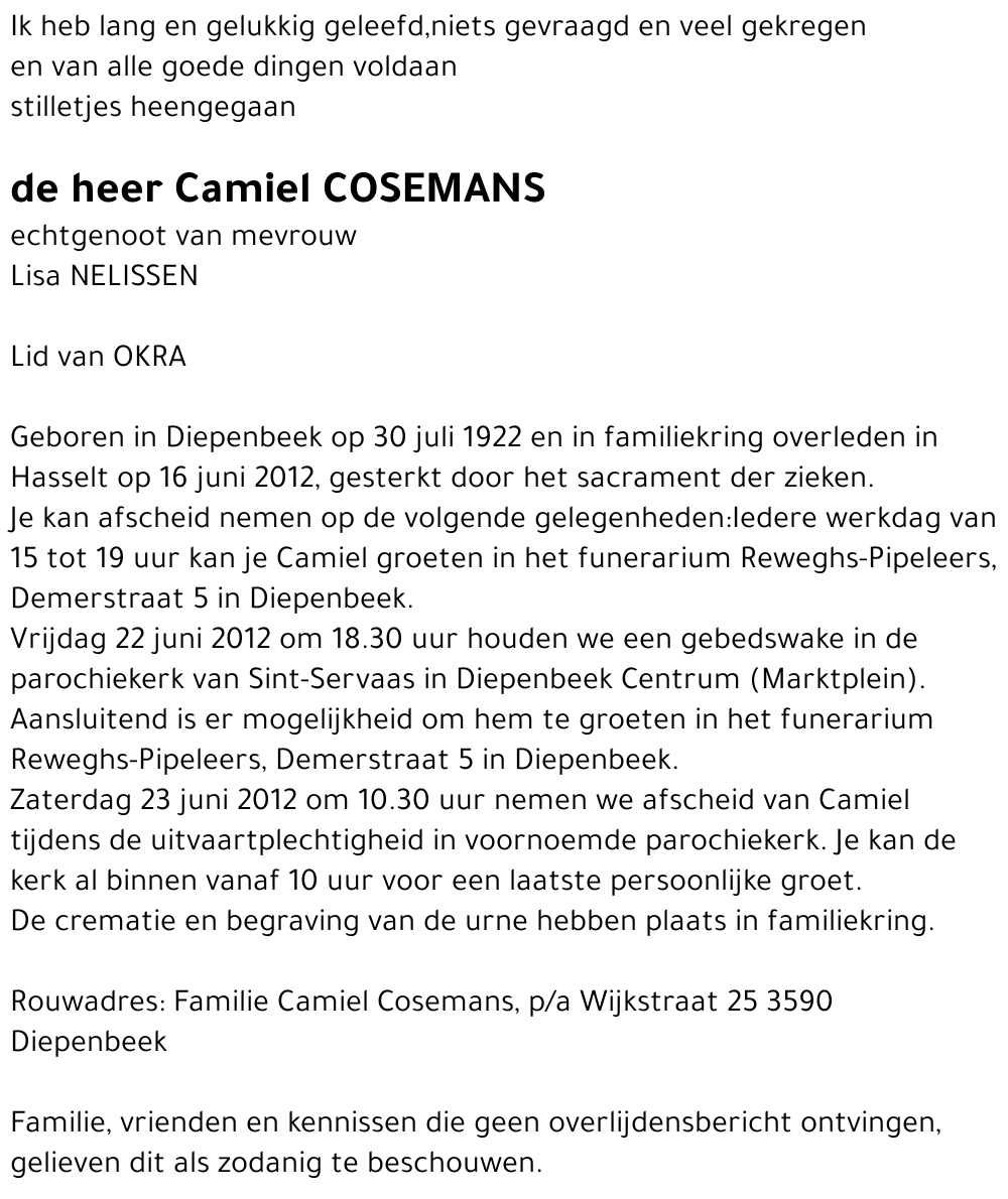 Camiel Cosemans