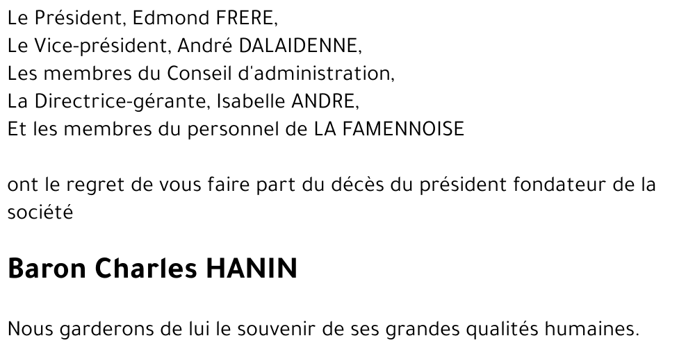 Charles HANIN