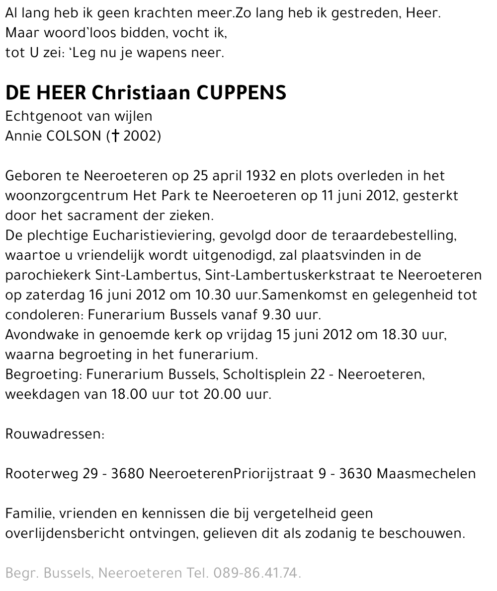 Christiaan CUPPENS