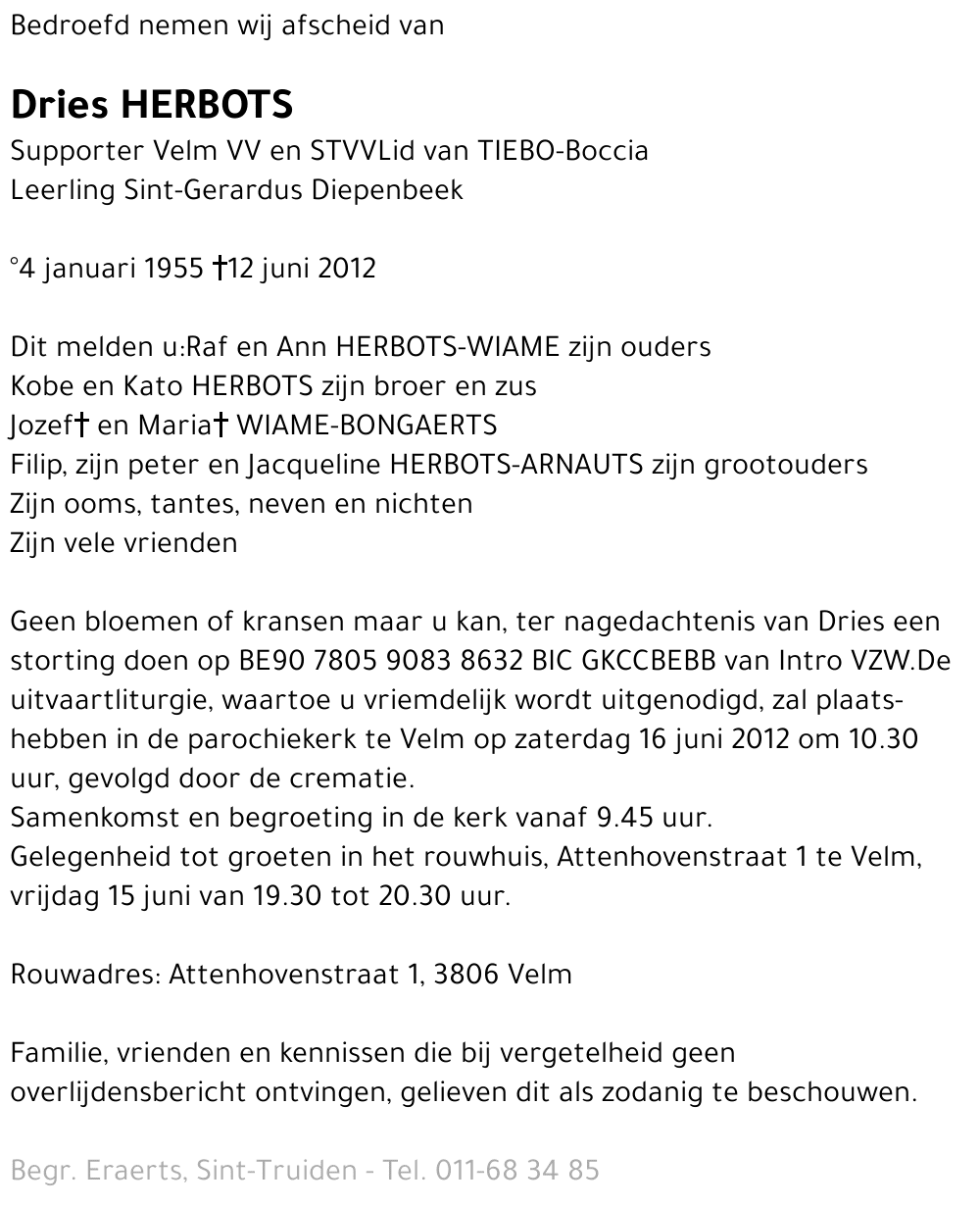 Dries Herbots