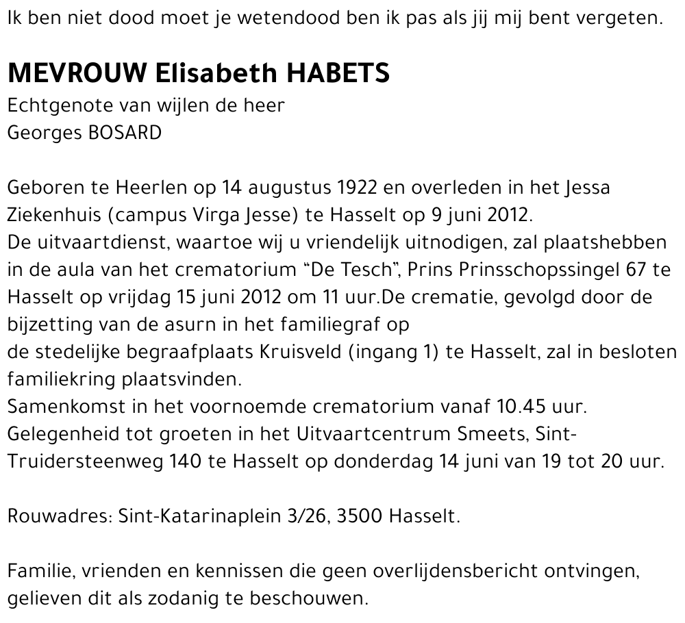 Elisabeth Habets