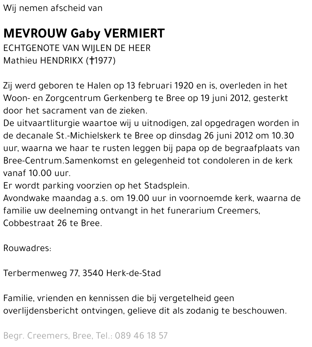 Gaby Vermiert