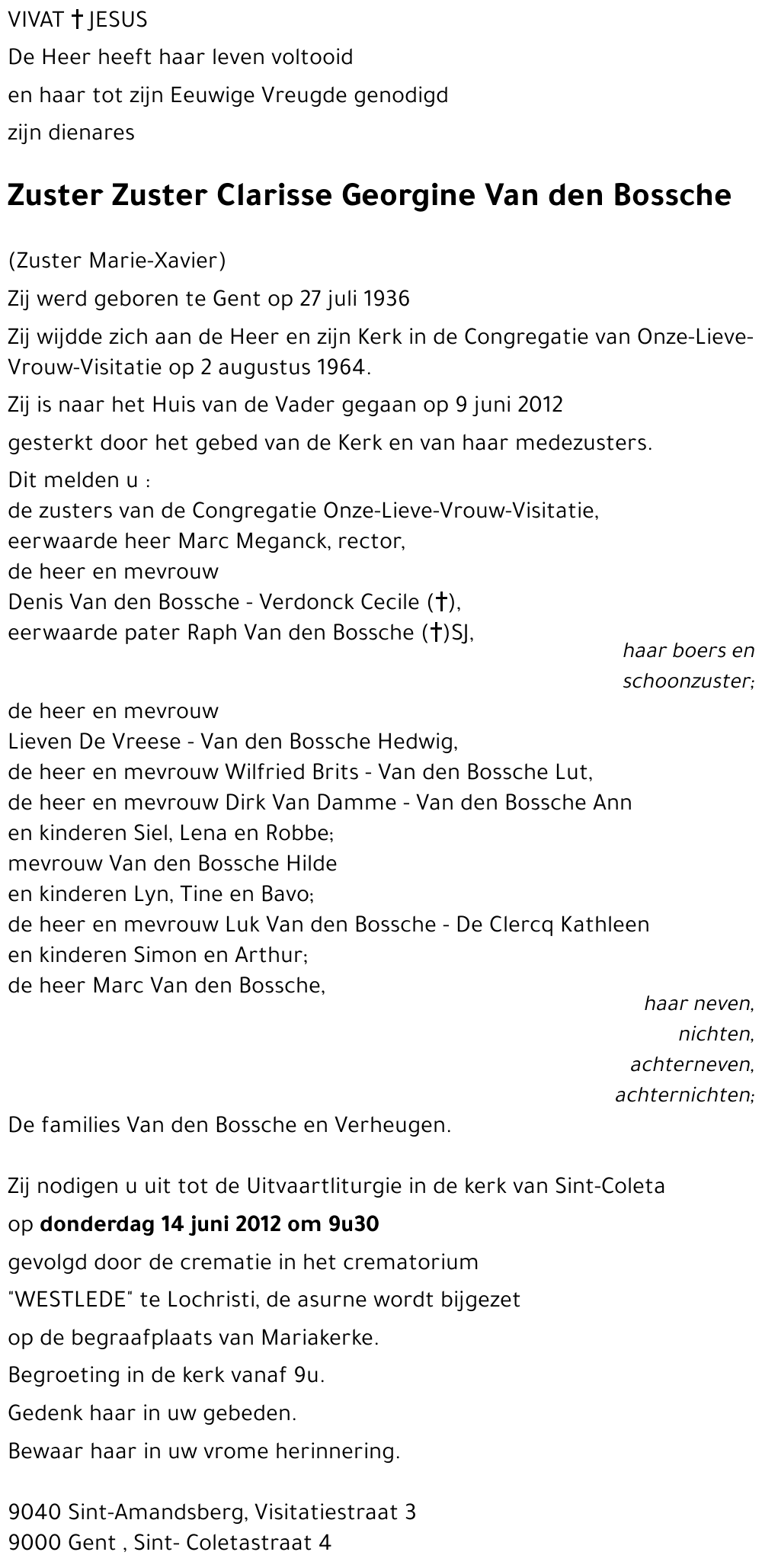 Georginne Van den Bossche