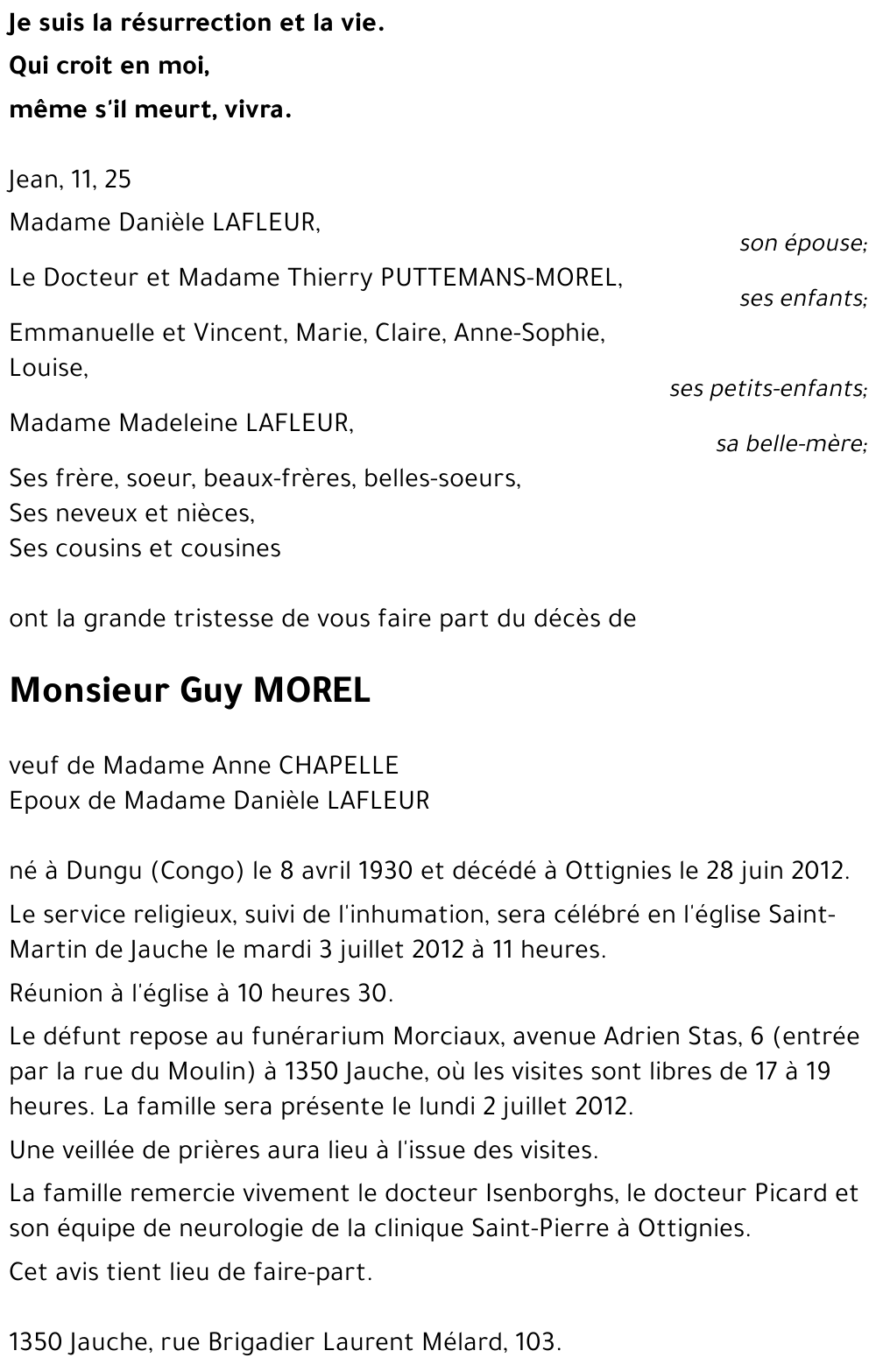 Guy MOREL