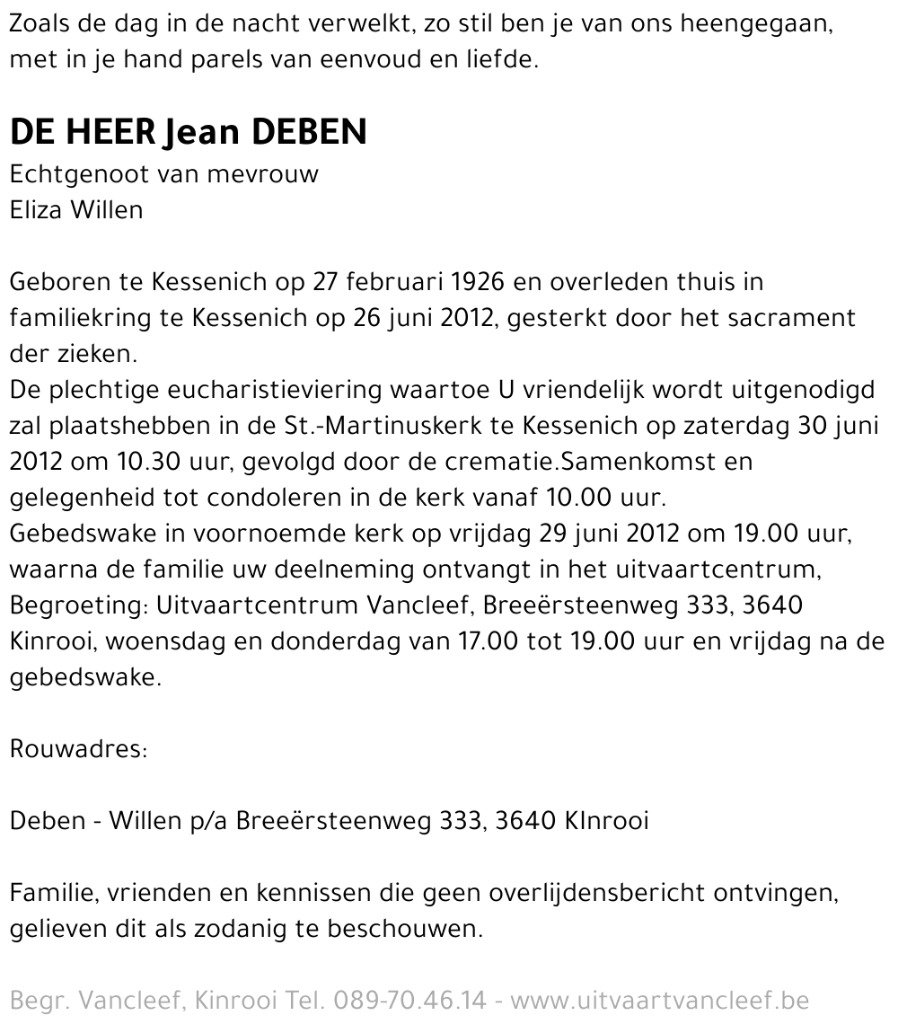 Jean Deben