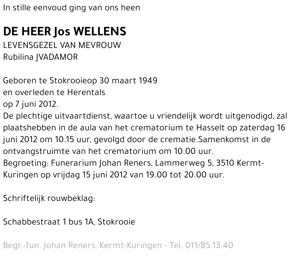 Jos Wellens