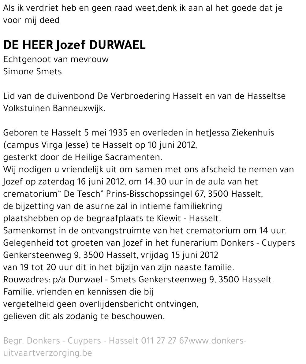 Jozef Durwael