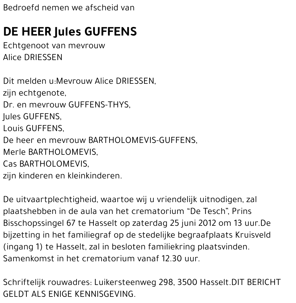 Jules Guffens