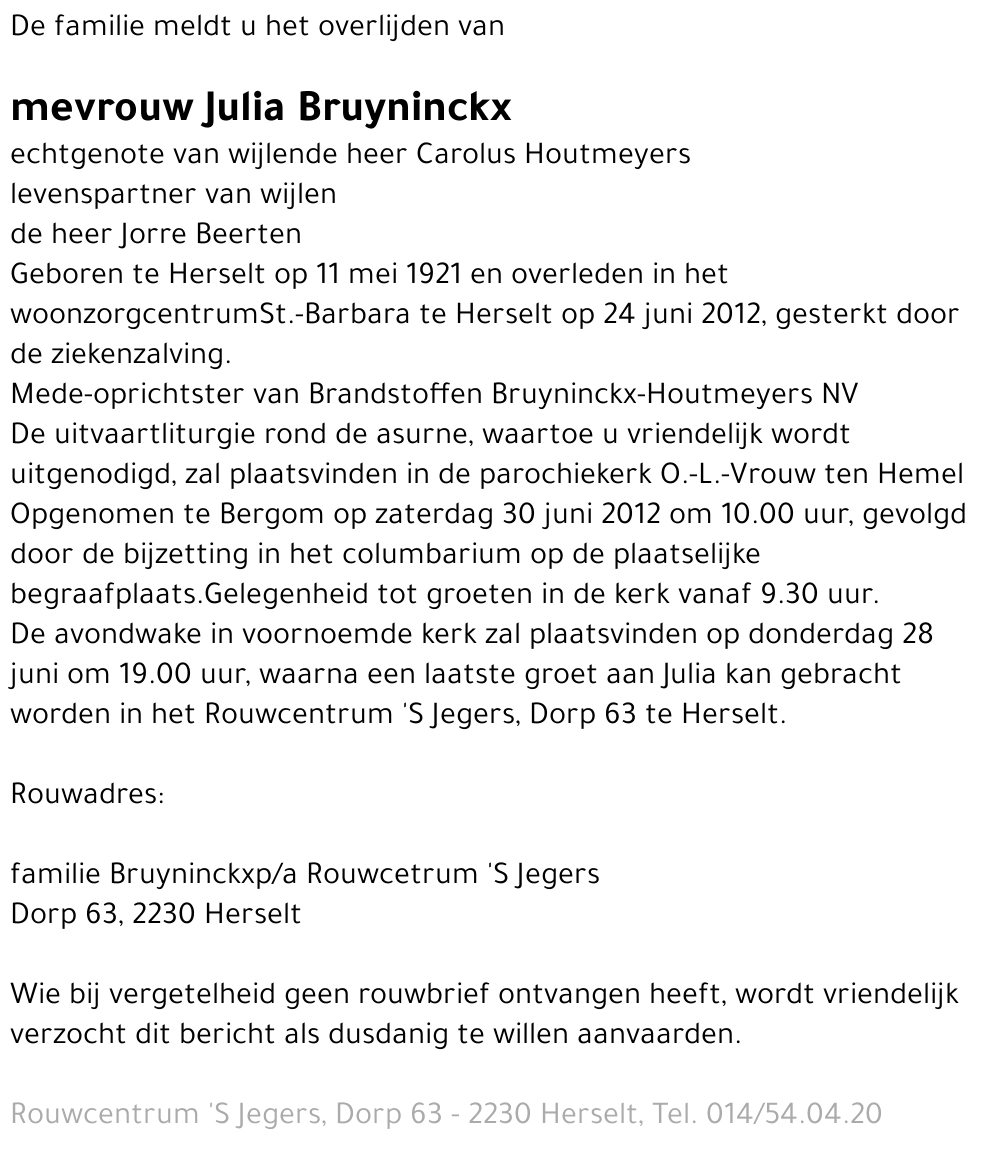 Julia Bruyninckx