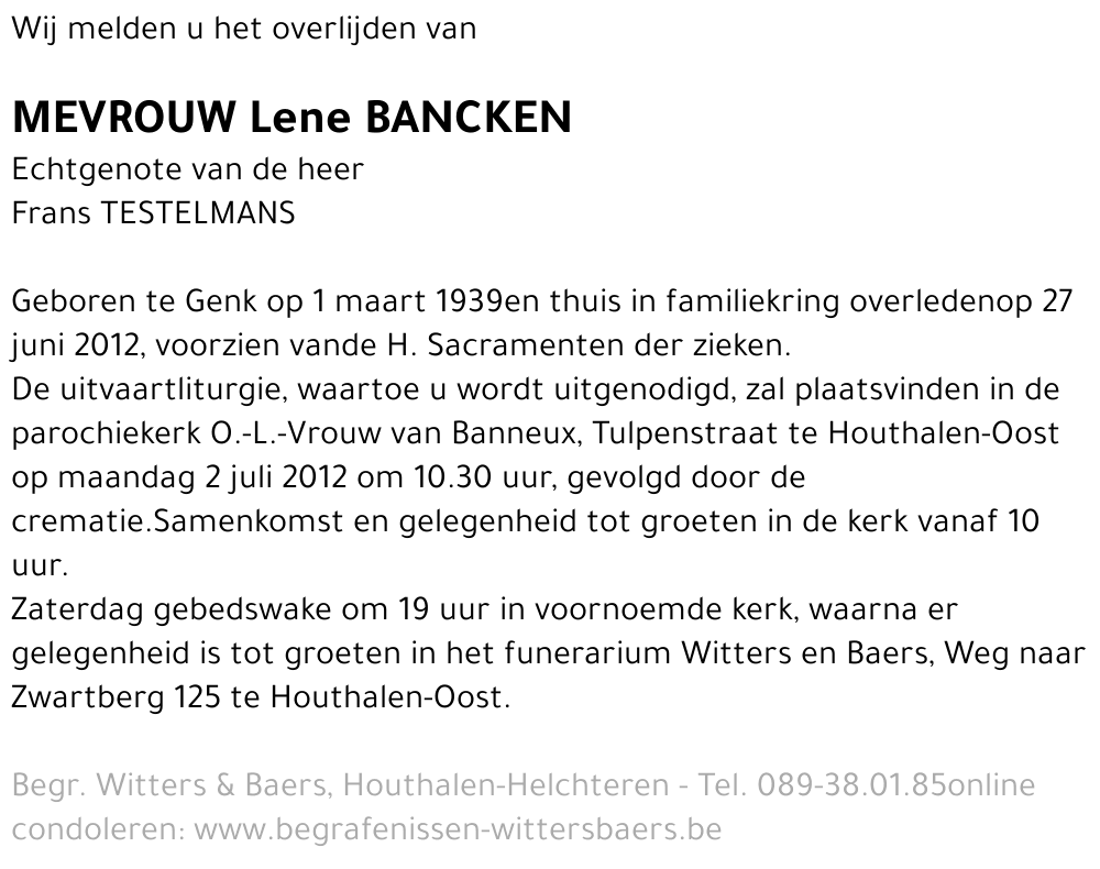 Lene Bancken