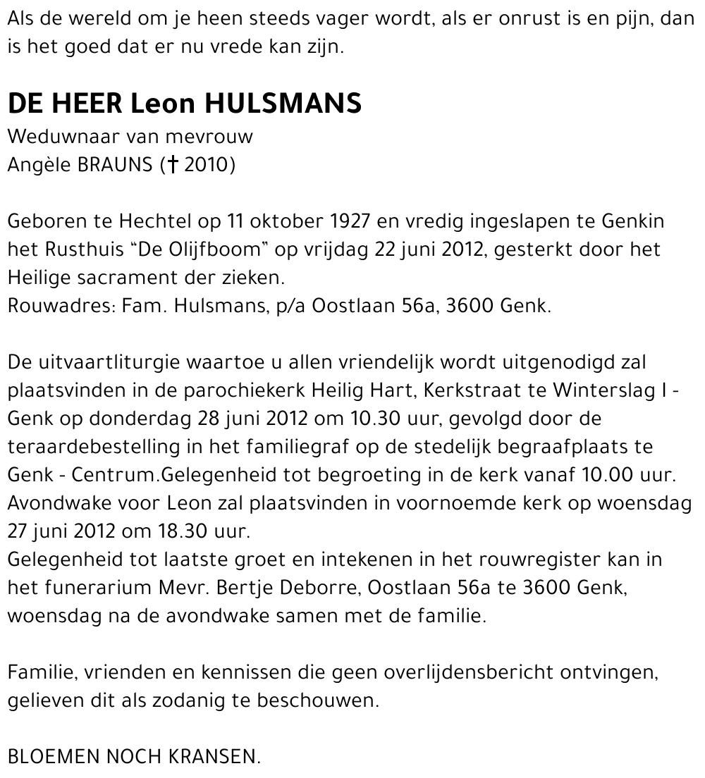 Leon HULSMANS