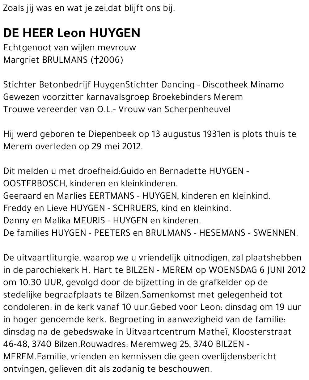 Leon HUYGEN
