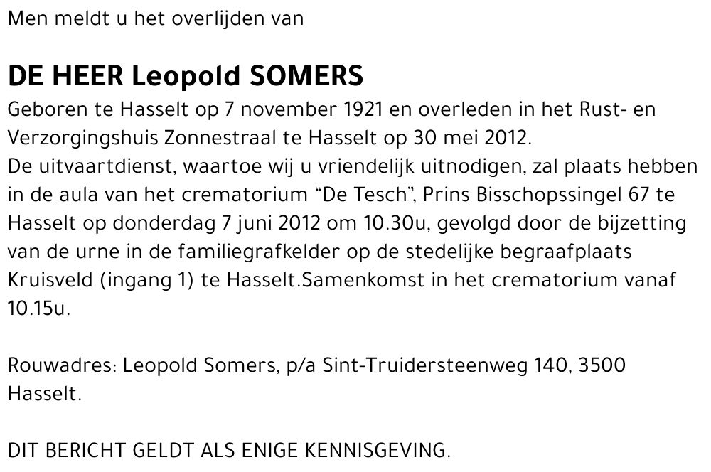 Leopold Somers
