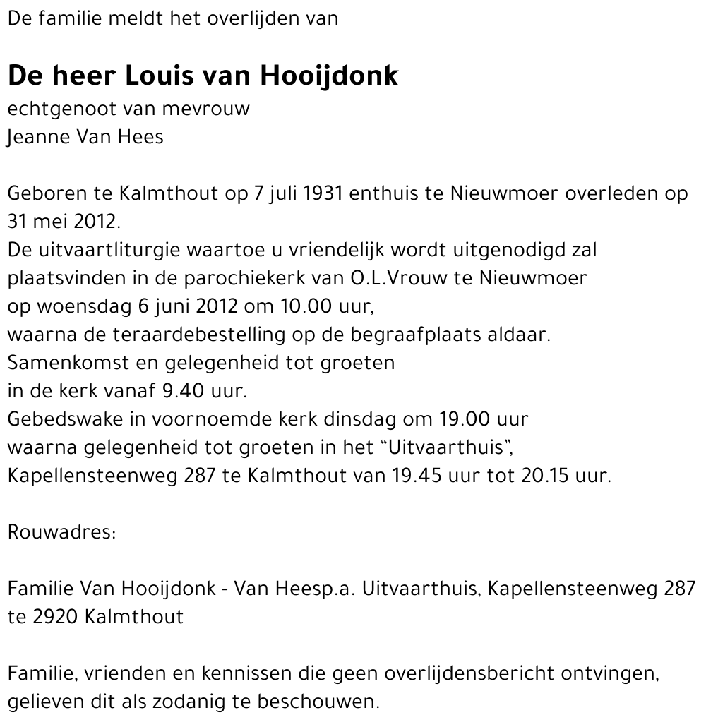 Louis van Hooijdonk