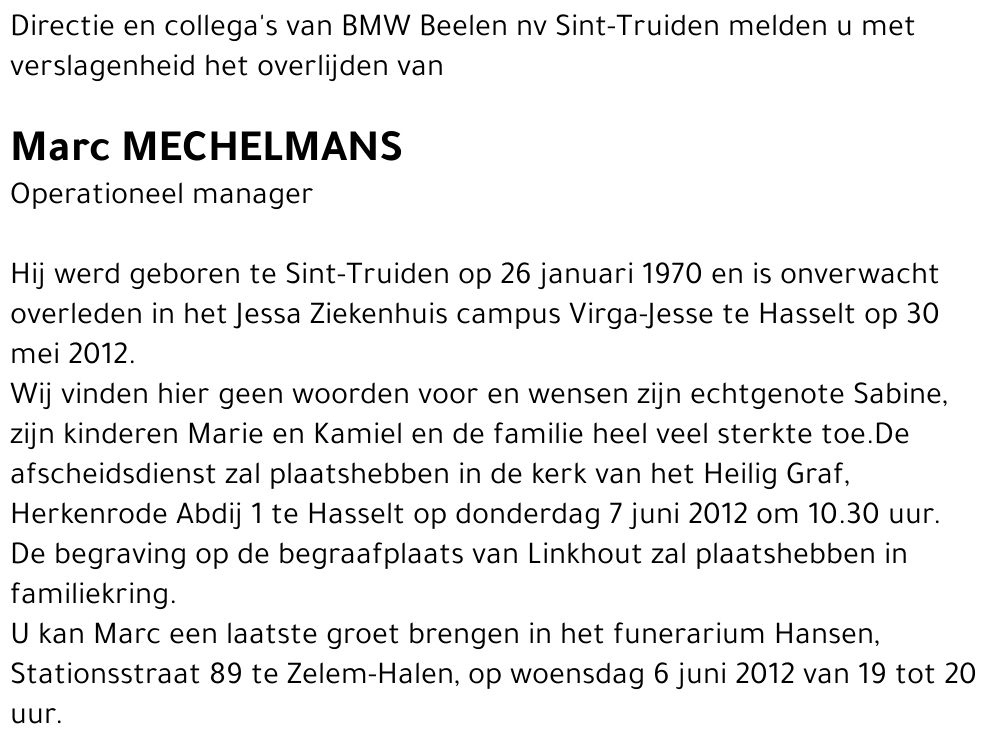Marc MECHELMANS