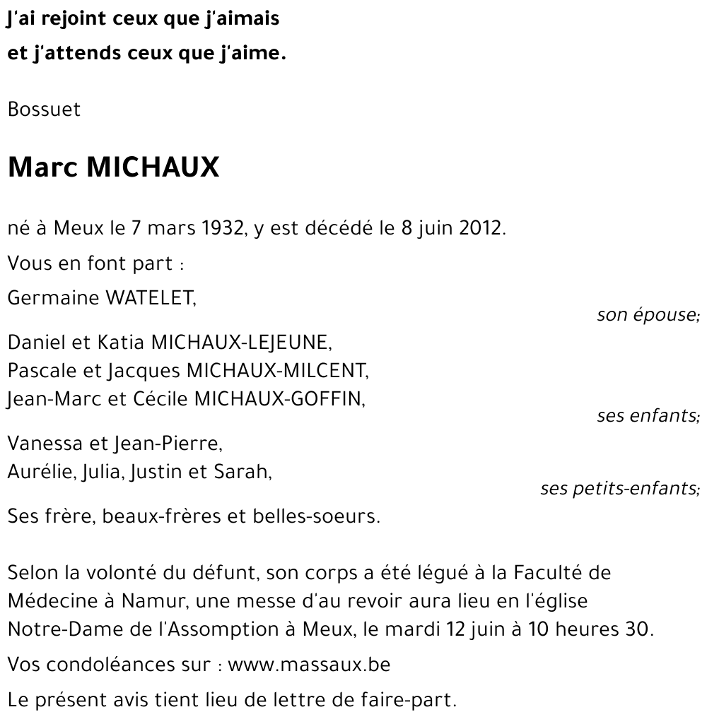 Marc MICHAUX