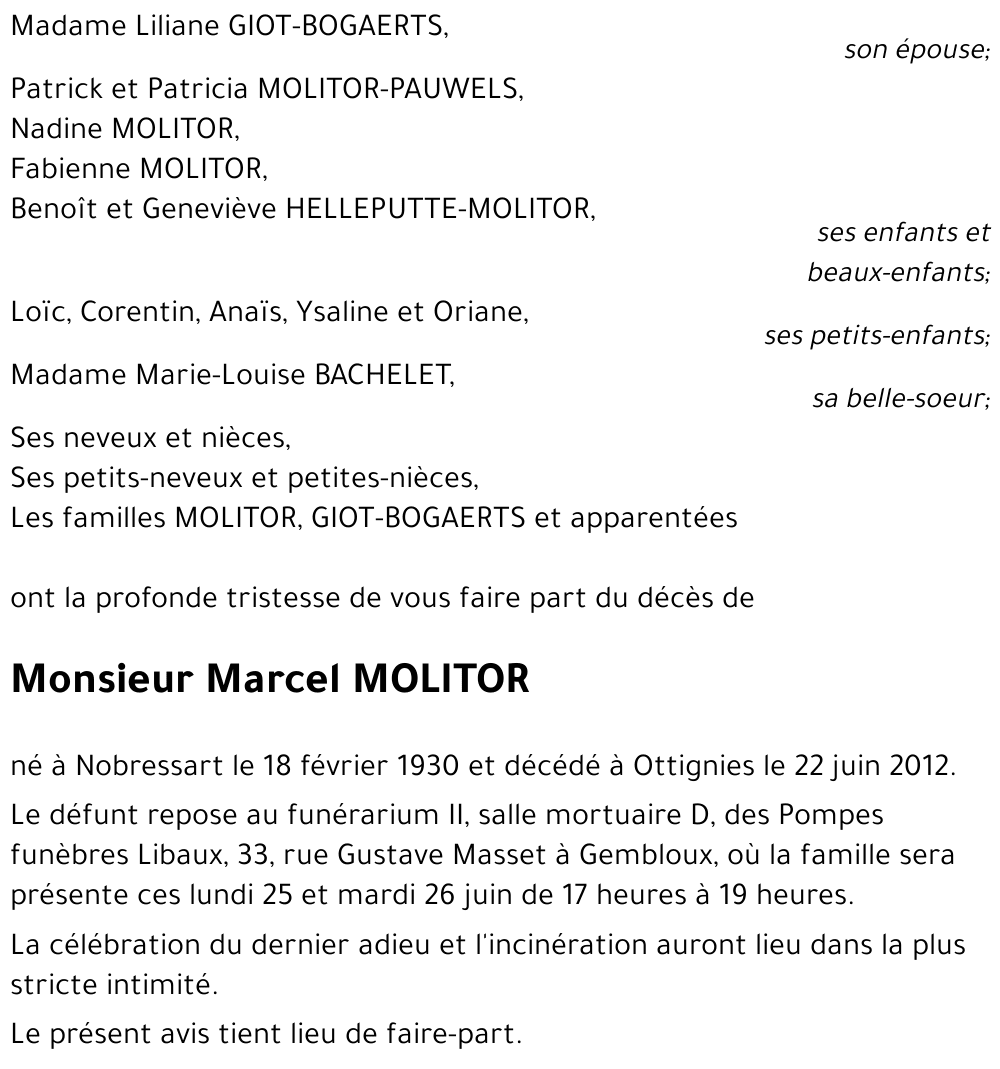 Marcel MOLITOR