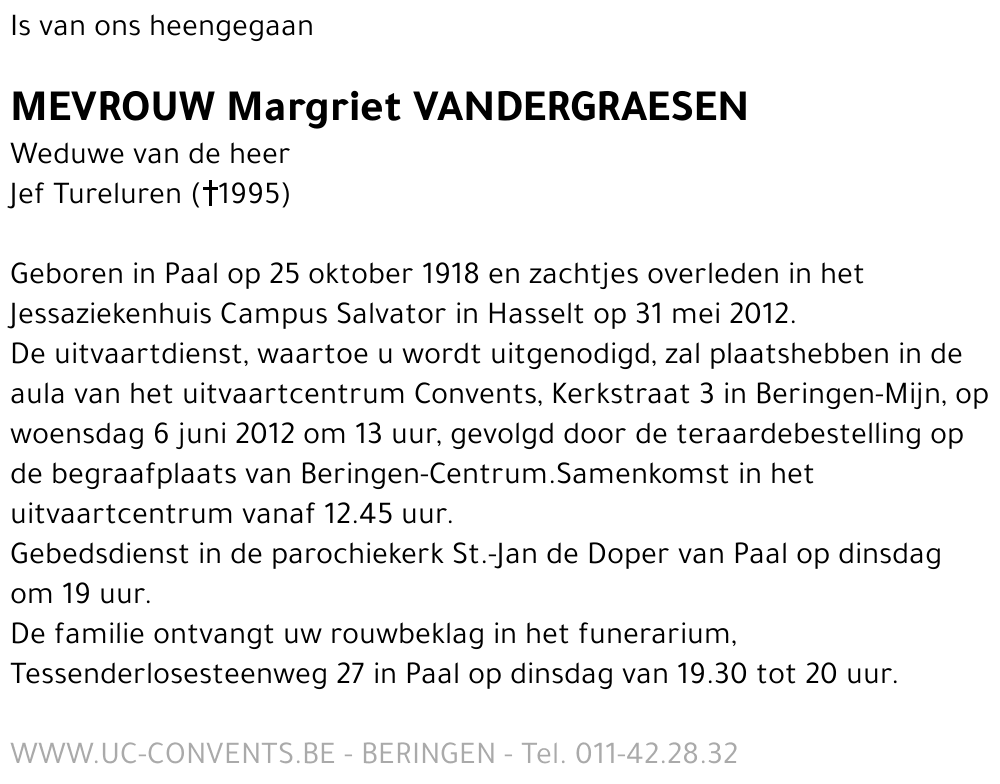 Margriet Vandergraesen