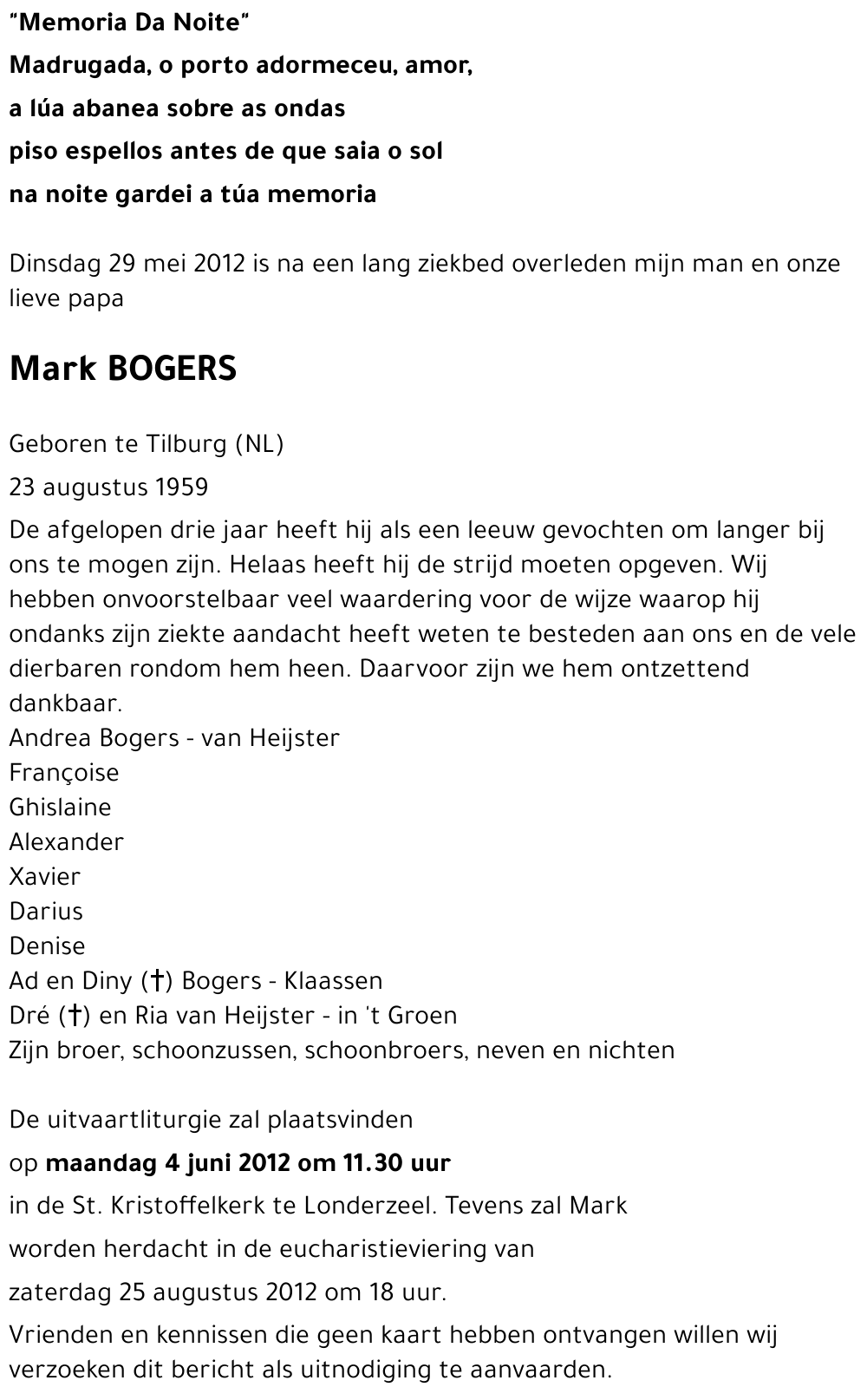 Mark BOGERS