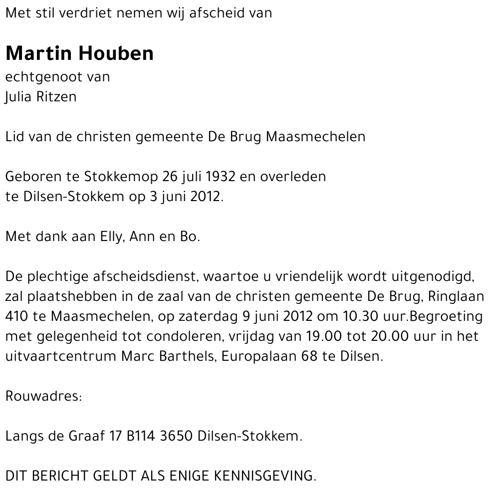 Martin Houben