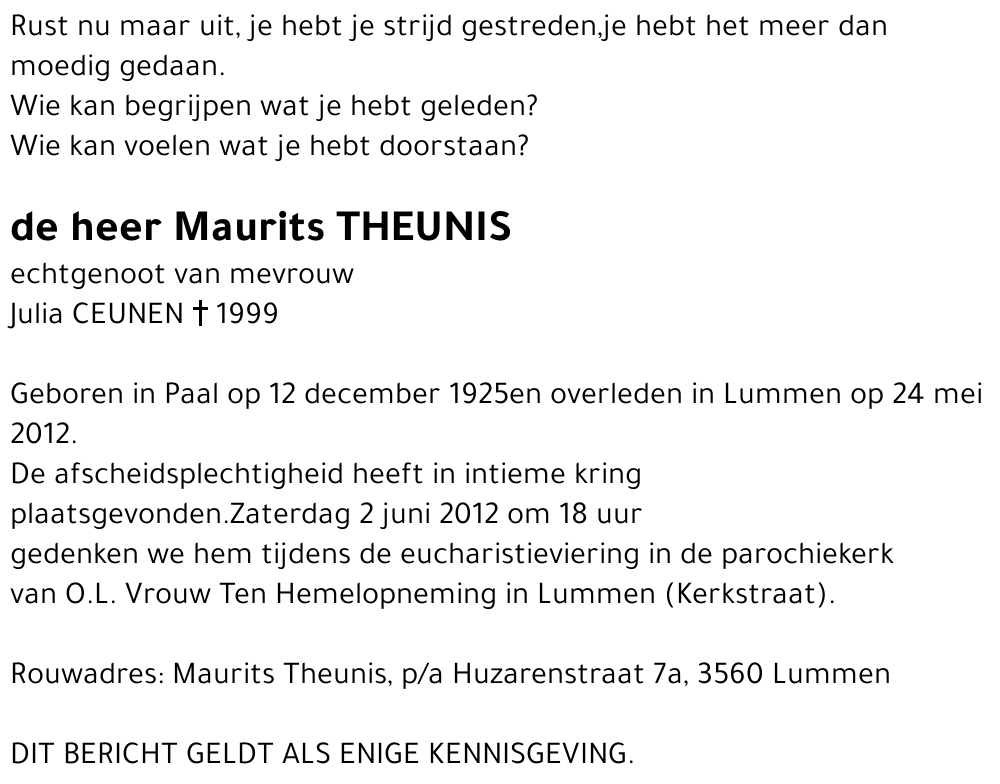 Maurits Theunis