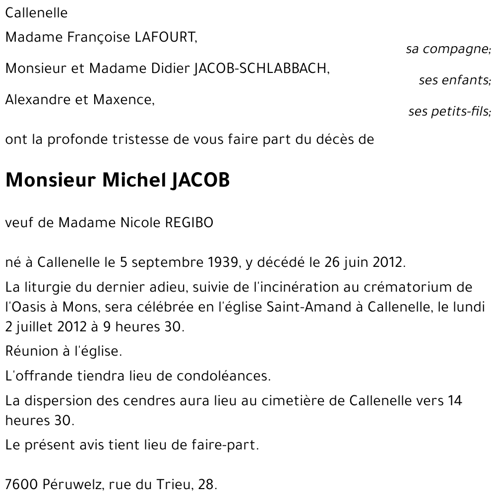 Michel JACOB