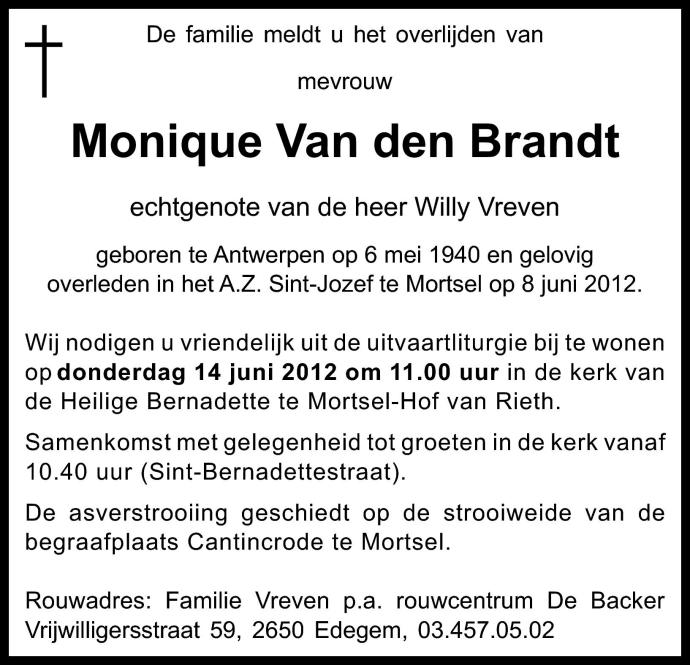 Monique Van den Brandt