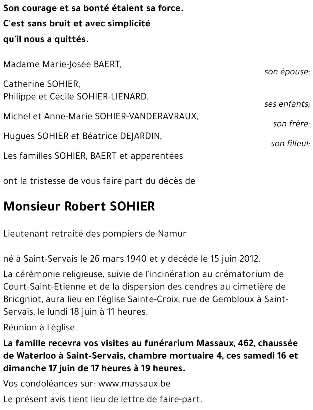 Robert SOHIER