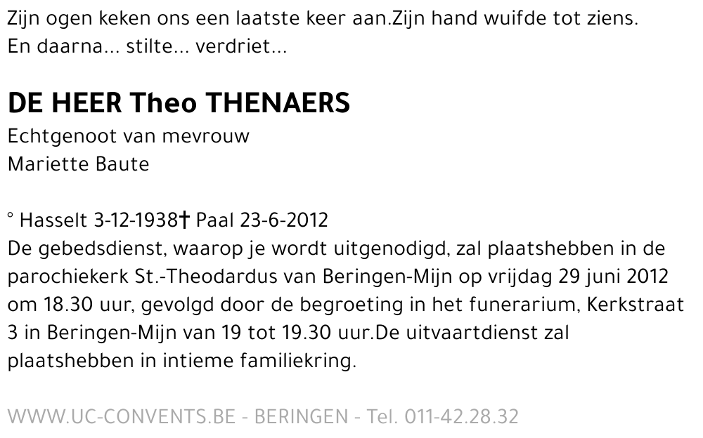 Theo Thenaers