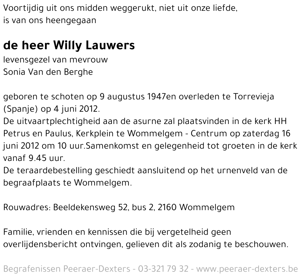 Willy Lauwers