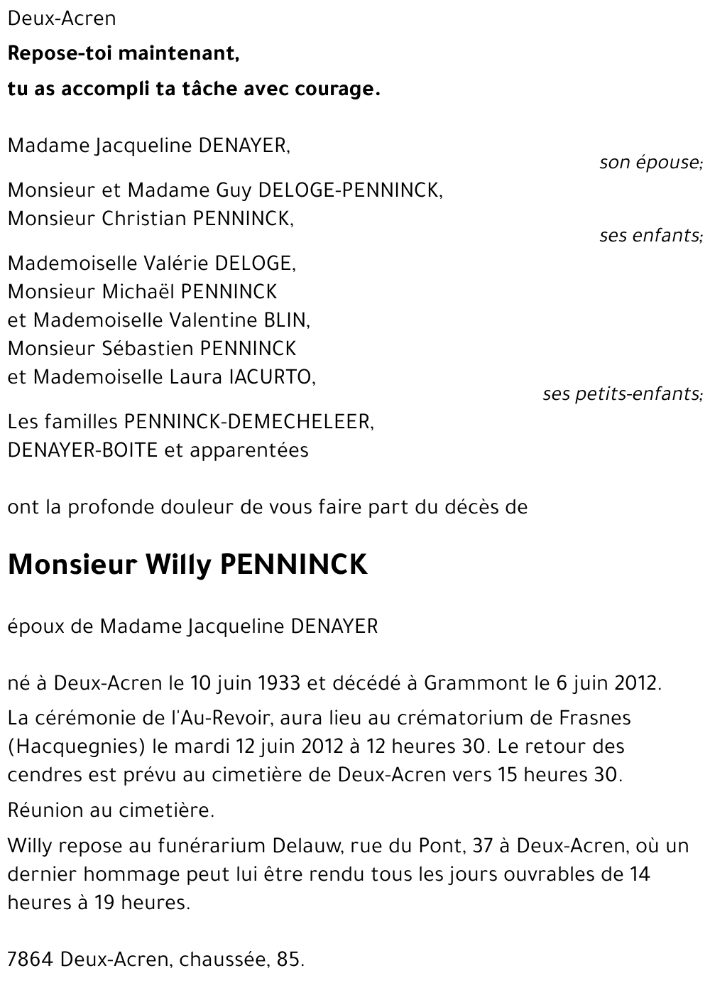 Willy PENNINCK