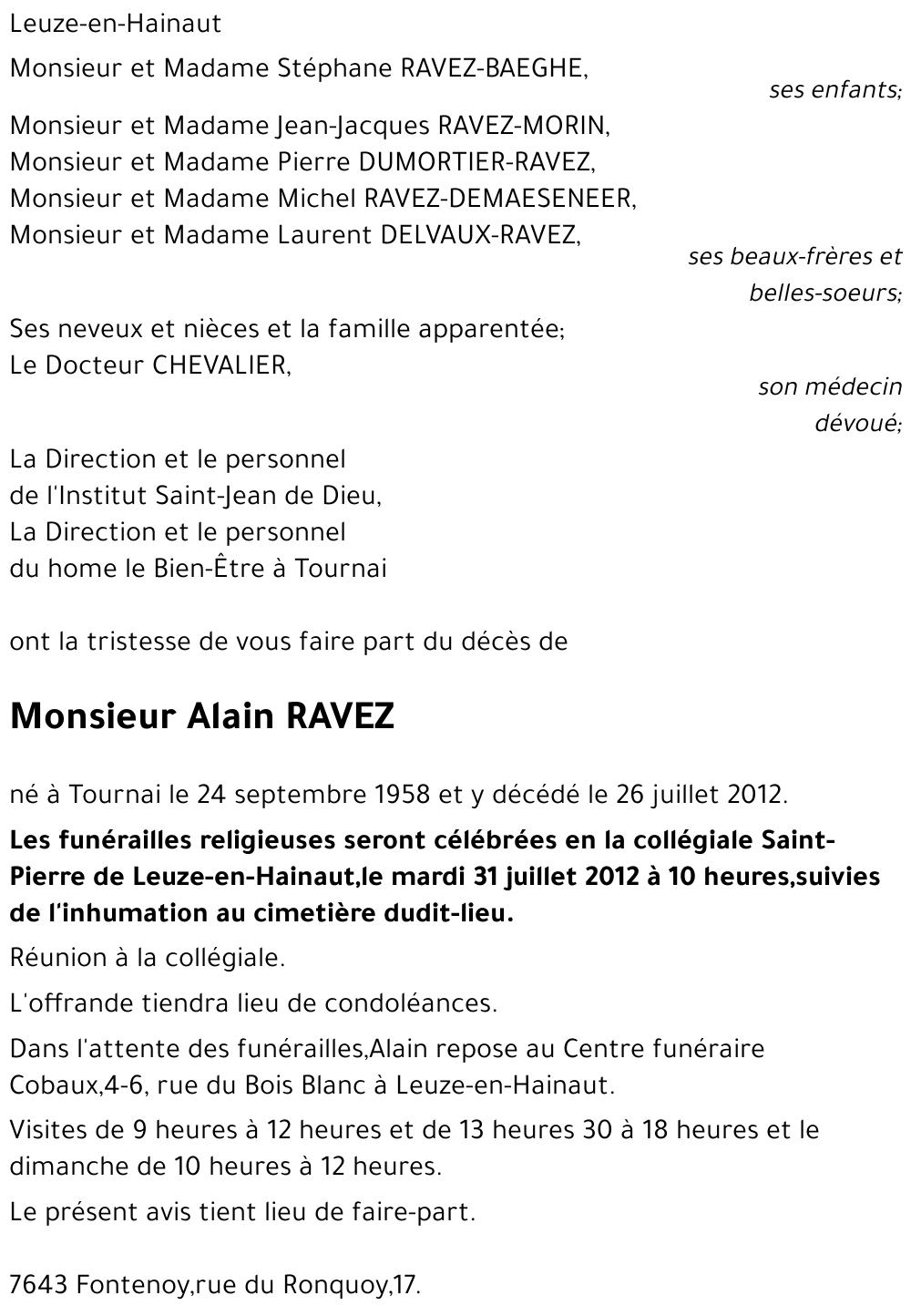 Alain Ravez