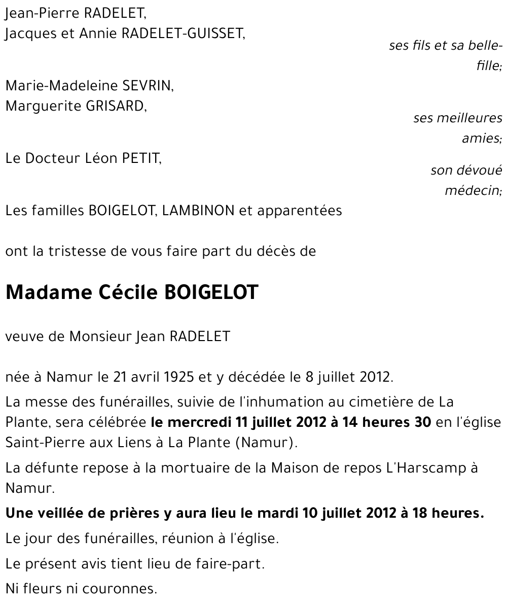 Cécile BOIGELOT