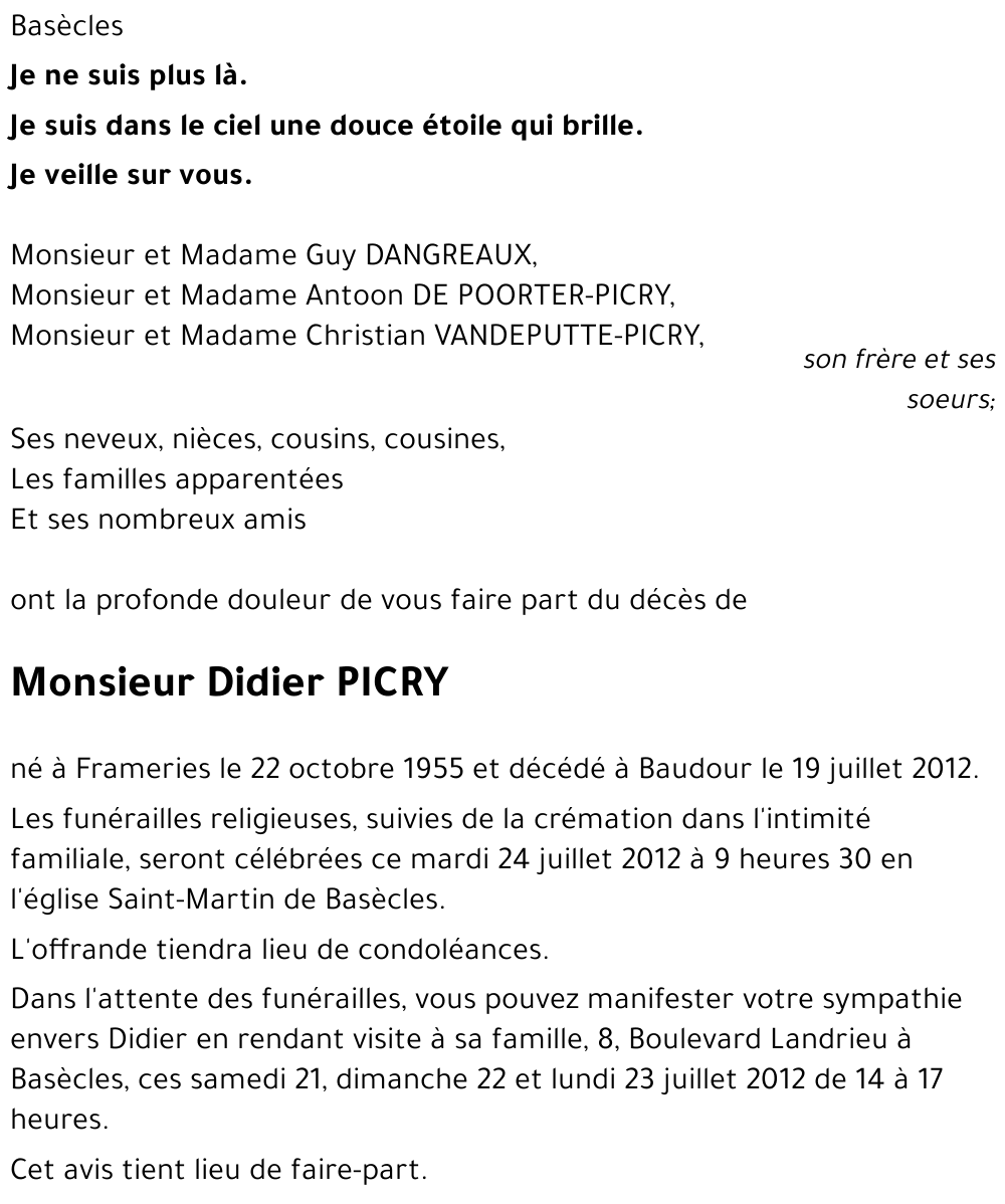 Didier PICRY