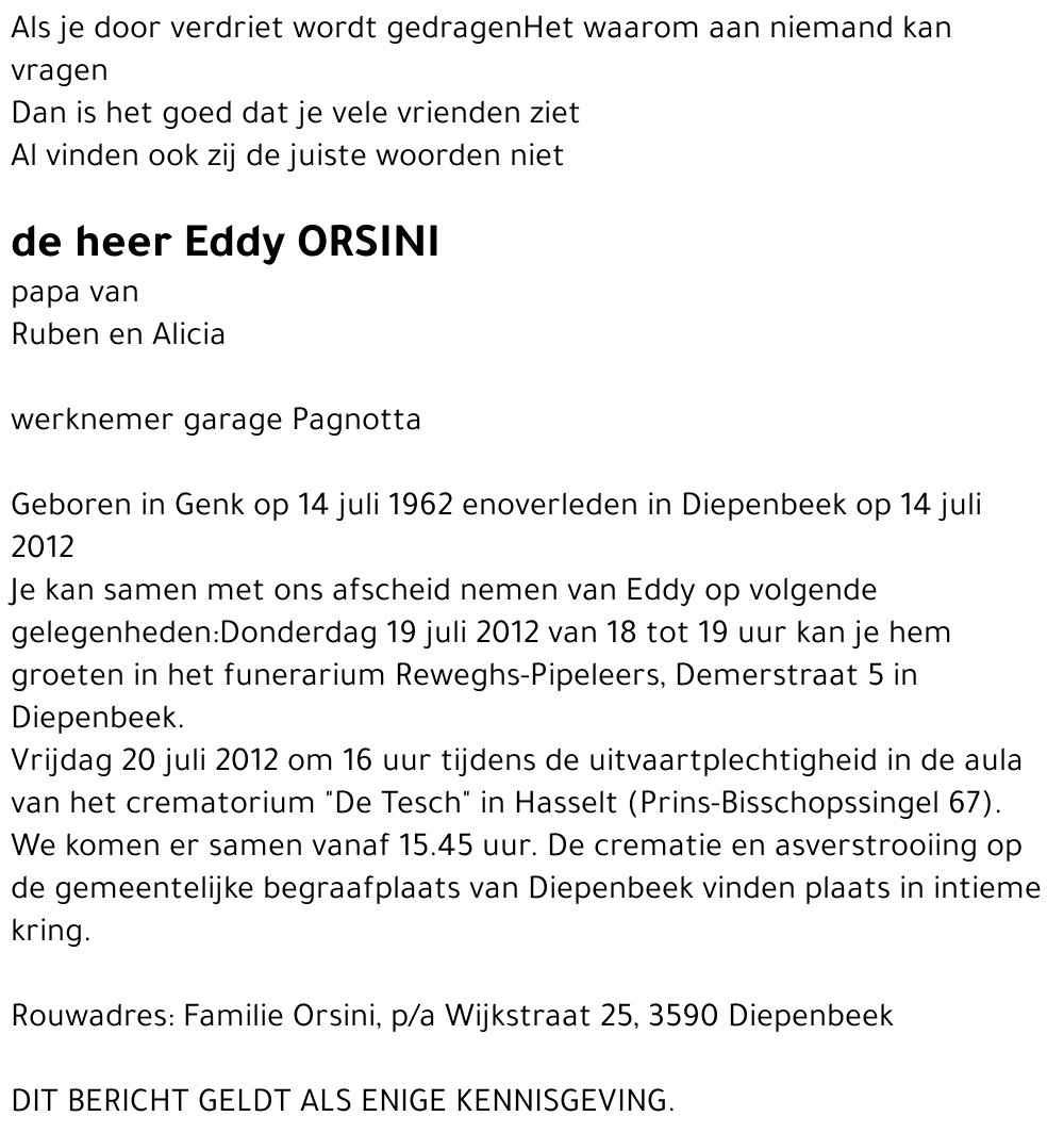 Eddy Orsini