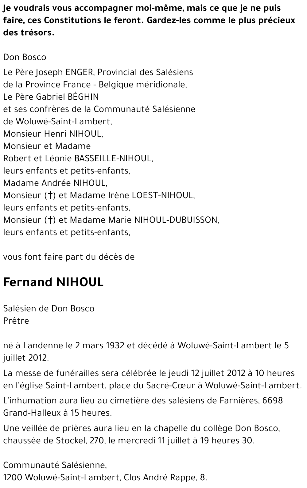 Fernand NIHOUL