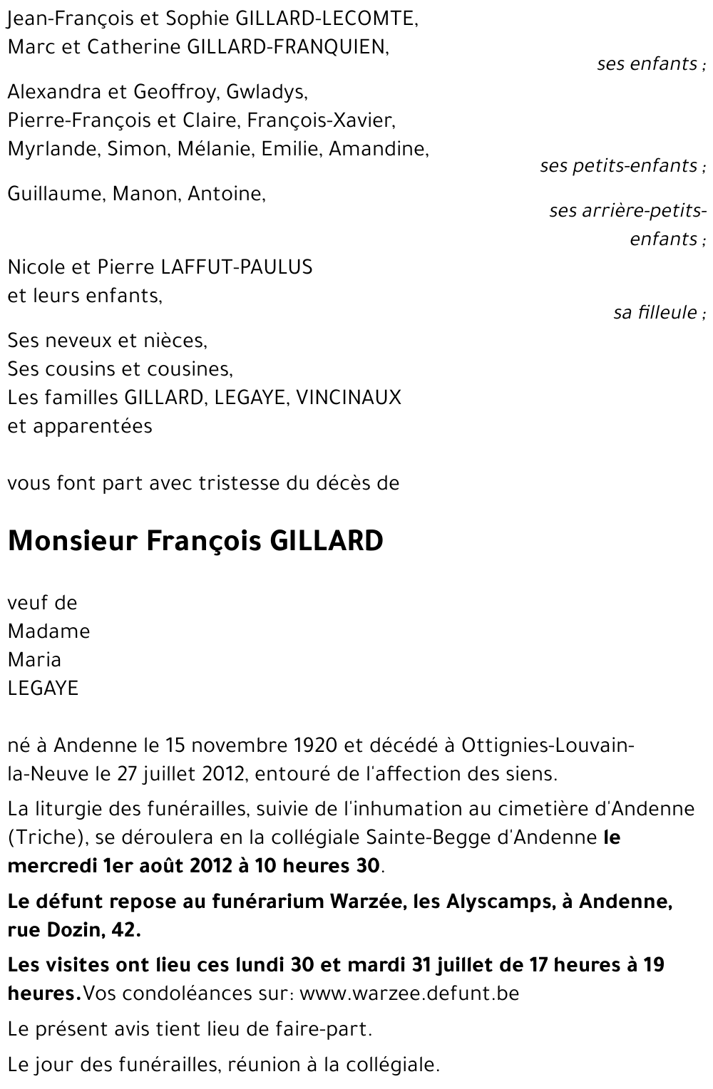 François GILLARD