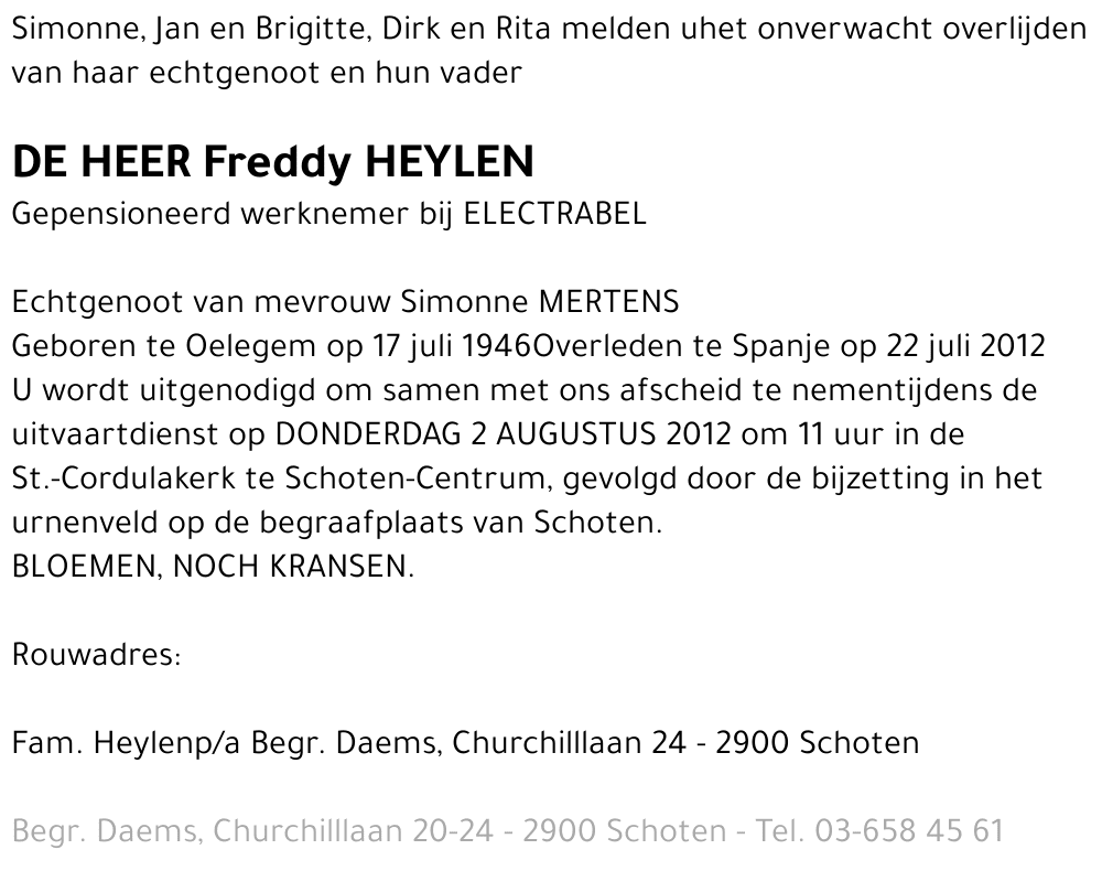 Freddy Heylen