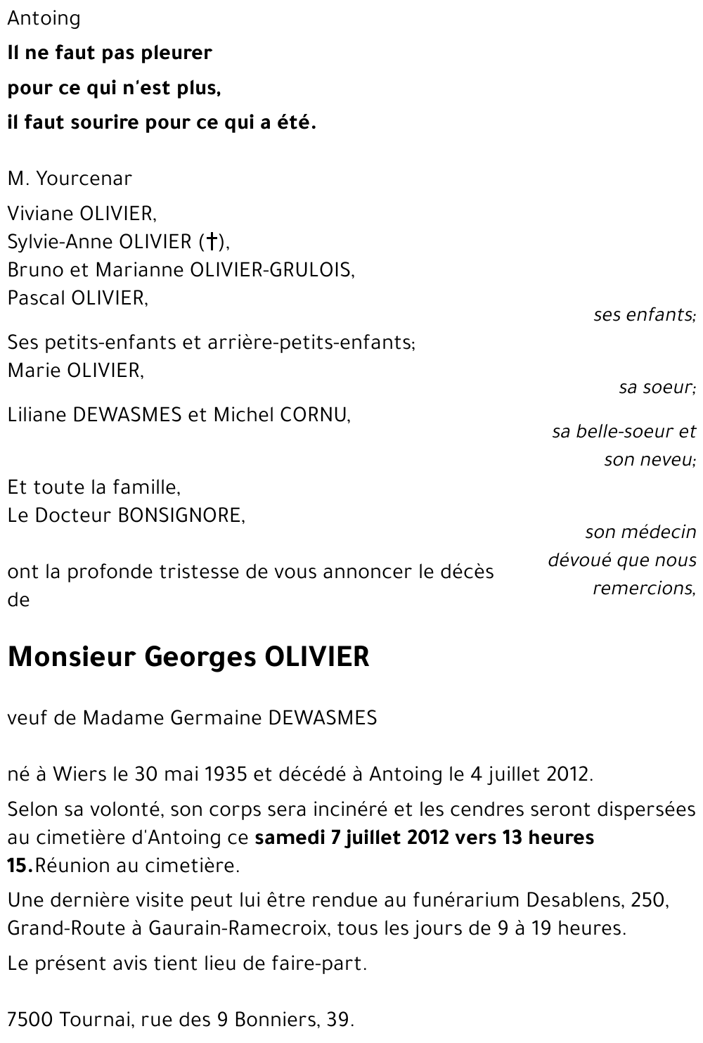 Georges OLIVIER