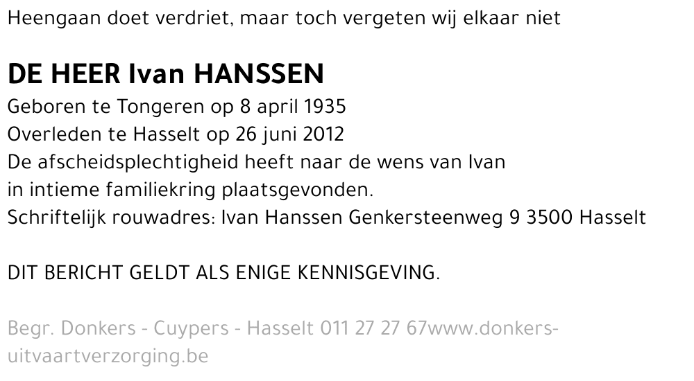 Ivan Hanssen