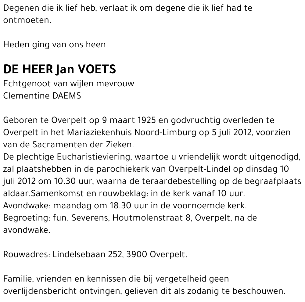 Jan Voets