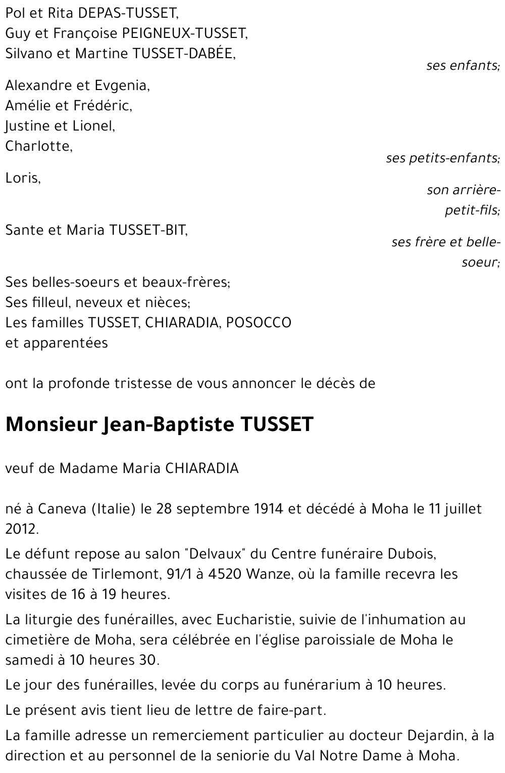 Jean-Baptiste TUSSET