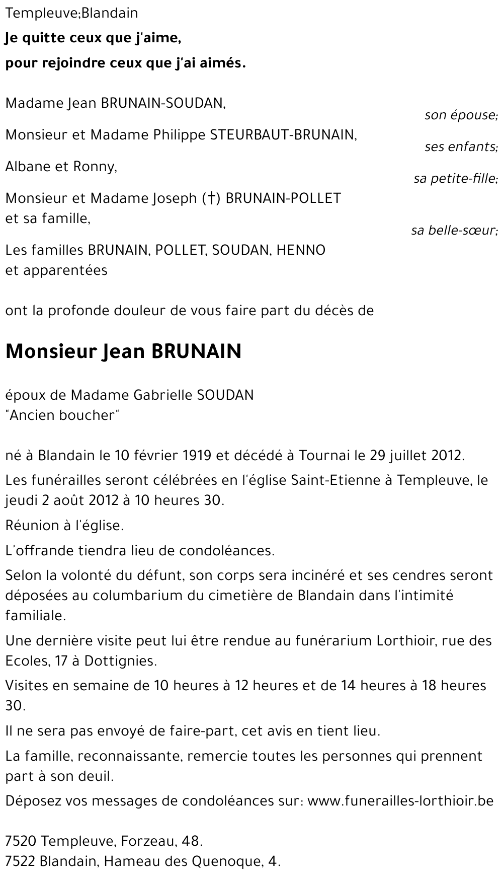 Jean BRUNAIN